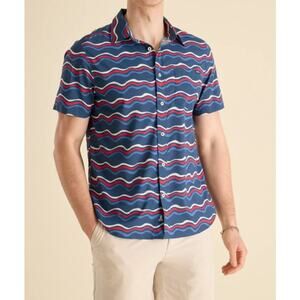 NWT Chubbies Men's Sea to Shining Sea Friday Shirt Breezetech 2.0 Size XL